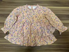 Haruulala ハルウララ　ダブルフリル長袖ブラウス