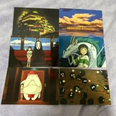 千と千尋の神隠し スタジオジブリ ポストカード 6枚セット