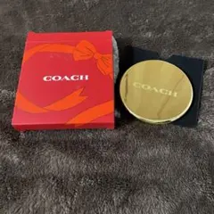 COACH ゴールドミラー ケース付き