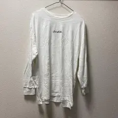 CINEMA CLUB刺繍ロゴ ホワイト長袖Tシャツのサムネイル