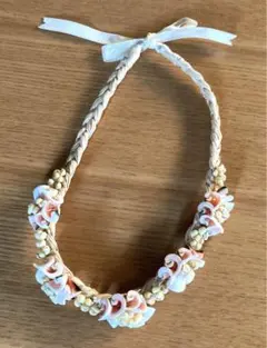 シェルネックレス　ハワイアン　フラダンス　シェルチョーカー　タヒチアン