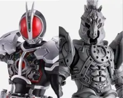 真骨彫製法　仮面ライダーファイズアクセルフォーム＋ホースオルフェノク SHFiguarts 仮面ライダー ファイズ アクセルフォーム 真骨彫製法 S.H.