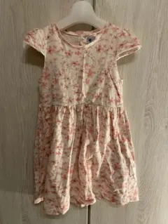 プチバトー 桜柄ワンピース　6ans/116cm