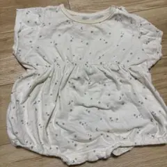 星と月プリントロンパース 70サイズ　半袖