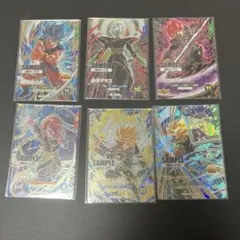 ドラゴンボールスーパーダイバーズ サンプルカード SDV8弾 6枚セット