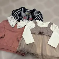 ［プティマイン ］トップス3枚セット　90cm