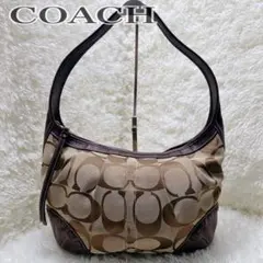 美品COACH コーチ Hobo ホーボー ショルダーバッグ ワンショルダー