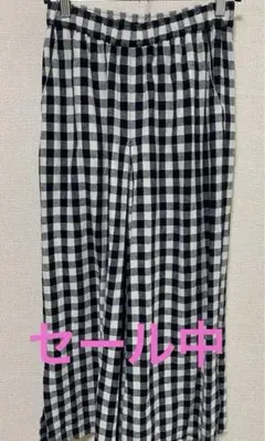 niko and ... チェック柄 ワイドパンツ Mサイズ
