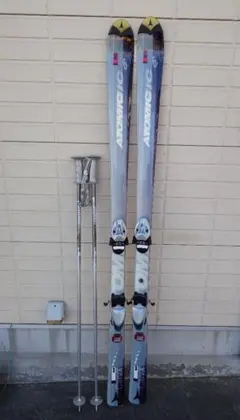 Atomic C6 スキーセット ポール、専用ケース付き