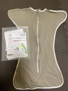 Aikuruc 袖なしベビー服 グレー　スワドル