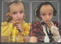 早瀬ノエル クリアトレカ 2枚セット FRUITSZIPPER フルーツジッパー