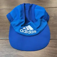 キッズ adidas 青 メッシュキャップ
