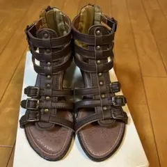 るいさん専用ブラウン ストラップ サンダル