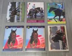 競馬カード　メジロライアン　など　6枚セット 傷み有り