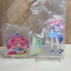 プロセカ 桃井愛莉 アクスタ 缶バッジ くじ - メルカリ