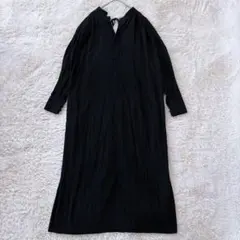 美品 エトレトウキョウ リネンシェイプドネックキャミワンピース