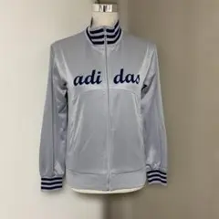 adidas アディダス ジャージ　ジャケット　グレー　L