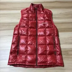 mont-bellモンベル　スペリオダウンベスト　メンズSサンライズレッド