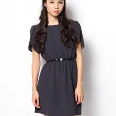 スナイデル チューリップスリーブワンピース