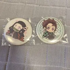 《2個セット》鬼滅の刃 カナリアくじ トレーディング缶バッジ