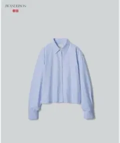 ユニクロ×JWA オックスフォードシャツ ブルー WOMEN M