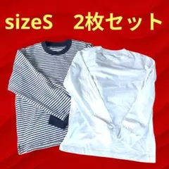✨UNIQLO✨　ユニクロ　長袖Tシャツ　2枚セット　Sサイズ