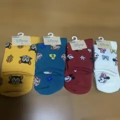 ディズニーキャラクター ソックス 4足セット
