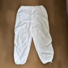 wego ホワイト ワークパンツ カーゴパンツ