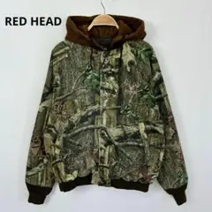 RED HEAD リアルツリーカモ 迷彩 フード付き 中綿 ジャケット S68b