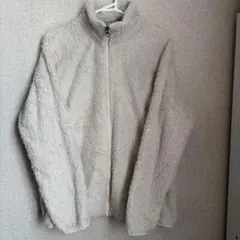 UNIQLO ユニクロ ボアフリース ジャケット アイボリー