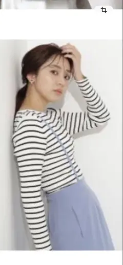 ナチュラルビューティーベーシックリブニット