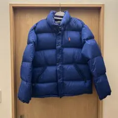 polo ラルフローレン　ポロ刺繍入りネイビー ダウンジャケット