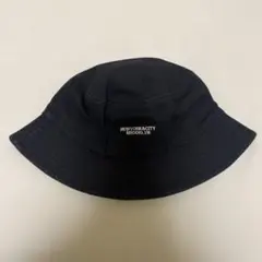 ブラック バケットハット ニューヨーク＆シティ・ブルックリン刺繍