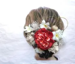 髪飾り成人式前撮り結婚式前撮り