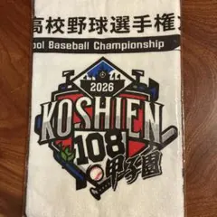 2026 高校野球選手権 甲子園 フェイスタオル