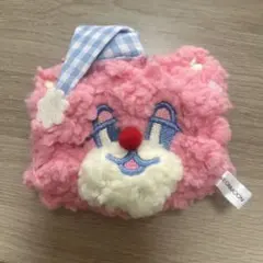 Sleepy Teddy ぬいぐるみポーチ ガチャ ピンク