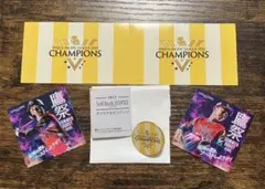 パシフィック　ソフトバンク2025 チャンピオン ピンバッジ&ステッカーセット