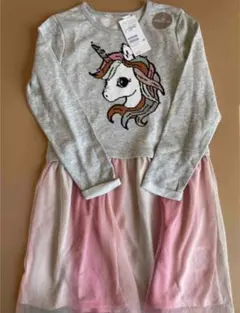 H&M ユニコーンスパンコールワンピース 135/140