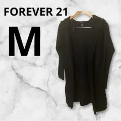 FOREVER 21 黒 カーディガン M