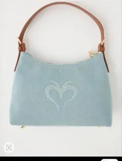 MOUSSYBLACKEYEPATCH HEART RHINESTONE バッグ