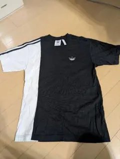 adidas 半分カラー切替Tシャツ S