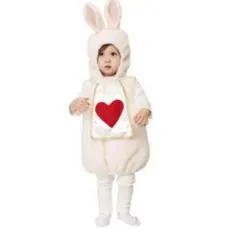 白うさぎコスチューム　80サイズ　ハロウィン　不思議の国のアリス