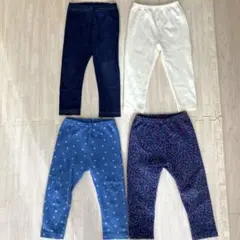 ユニクロ　ベビー　ズボン　パンツ　まとめ売り　裏起毛　セット