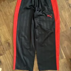 PUMA ジャージ パンツ ブラック レッドのサムネイル