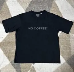NO COFFEE GLOBAL WORK Tシャツ ブラック Lサイズ