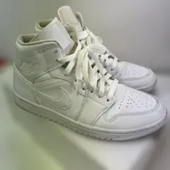 ナイキエアジョーダン1 MID White 27cm