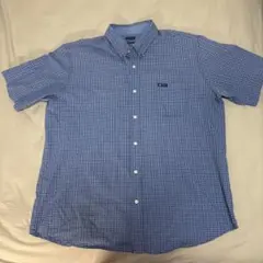 CHAPS チェック柄 半袖シャツ ボタンダウンのサムネイル