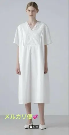 ADORE レースヨークタイプライターワンピース 新品タグ付き ADORE(アドーア)のレースヨークタイプライターワンピース通販