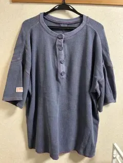 JaVa ワッフルTシャツ 2WAY ネイビー