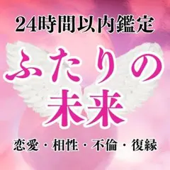 【期間限定】ふたりの未来 霊視鑑定 恋愛 占い 結婚 片思い 復縁 不倫 霊視